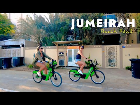 Dubai UAE - A Pleasant Afternoon Walk at Jumeirah Beach Road 🇦🇪