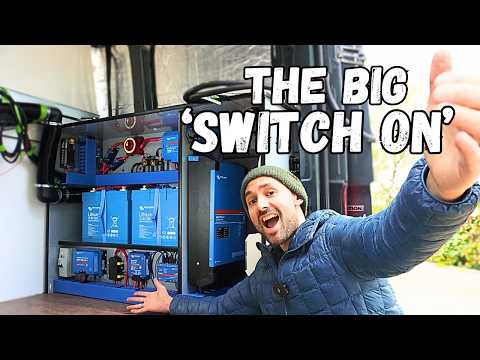 We Have POWER! || Ultimate VICTRON Off Grid System for Van Life (step by step) PART 3