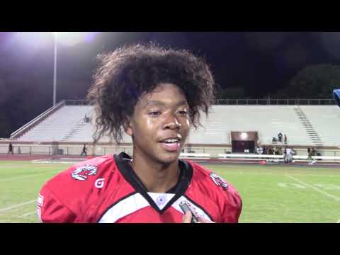 Hampton QB Teddy Watson after 28-26 win over Warwick