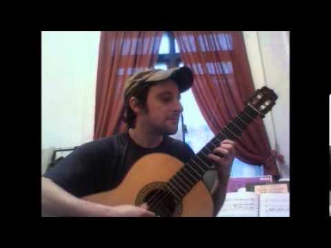 sean satin- guitarJS Bach " prelude from Cello suite # 3"