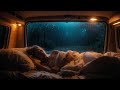 Relentless Storm On A Campervan High RPM Rain For Deep Sleep 4K
