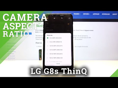 How to Find Aspect Ratio Settings in LG G8s ThinQ - Change Aspect Ratio