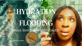 Hydration Flooding Routine 2025 | How I Get Dewy, Glass-Like Skin | Step-by-Step Skin Flooding Guide