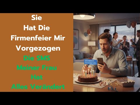 Sie hat die Firmenfeier mir vorgezogen – die SMS meiner Frau hat alles verändert