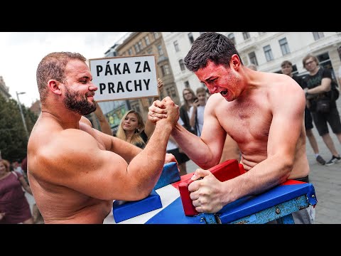 Testuji SÍLU lidí v Brně / Páka o Peníze na náměstí!
