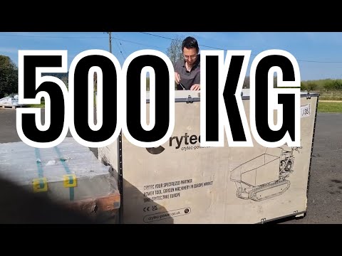 500 kg TRACKED POWER BARROW unboxing and first look.
