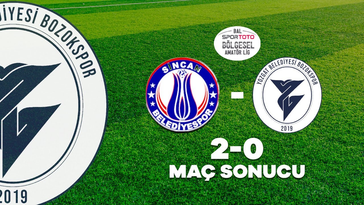 Sincan Belediyespor - Yozgat Belediyesi Bozokspor (2-0) Maç Sonucu