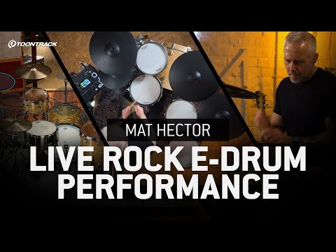 Live Rock E-drum Performance by Mat Hector | Superior Drummer 3, Fields of Rock SDX