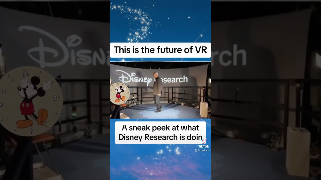 Disney Research shows off its new omnidirectional holotile floor 🏰🐭 #disney #vr #future #research