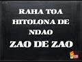 Fohaziko zao de zao (audio avec lyrics)