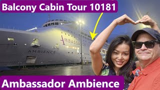 AMAZING Balcony Cabin Tour Ambassador Cruise