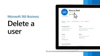 How to delete a user in Microsoft 365 Business Premium
