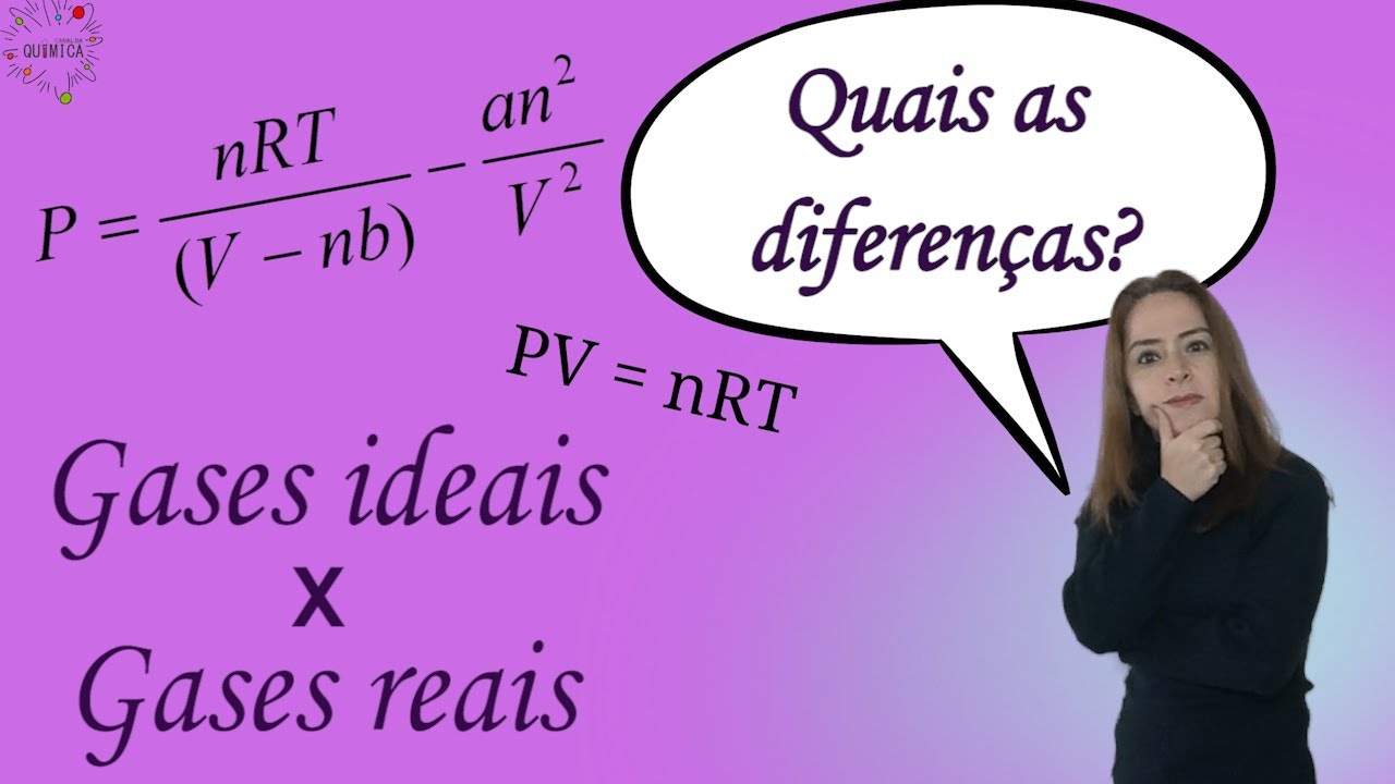 Gases ideais e gases reais: compreendendo as diferenças (vídeo 1).