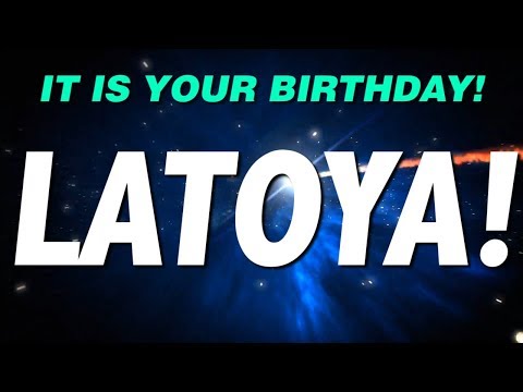 HAPPY BIRTHDAY LATOYA! This is your gift.
