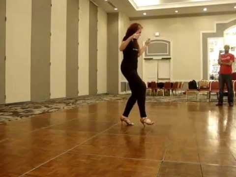Cassandra Mercedes - Authentic Dominican Bachata Footwork Workshop(3)