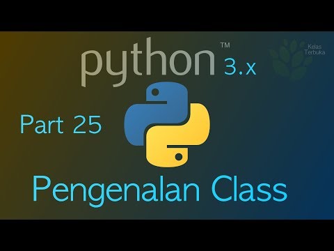 Belajar Python 25 Pengenalan Class