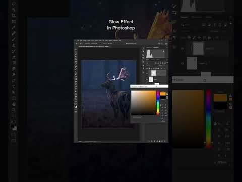 Neon Glow Effect Portrait Photoshop Tutorial