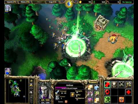 Warcraft 3 RoC Speed Run : Undead 3 - Hard