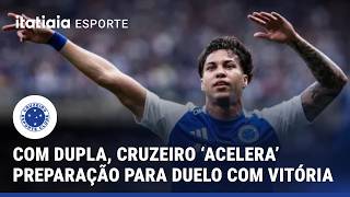 COM DUPLA, CRUZEIRO 'ACELERA' PREPARAÇÃO PARA DUELO COM VITÓRIA