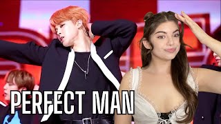 FINALLY reacting to BTS Perfect Man!! 🥵