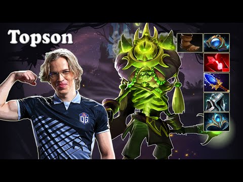Topson - Pugna Midlane | Dota 2 7.30e Gameplay