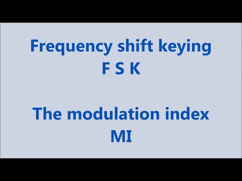 FSK The modulation index