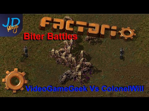 Factorio PvP Biter Battles Will vs VideoGameGeek1970 | Shoutcasted by Cl0wnT0wn, Rain9441 & JD