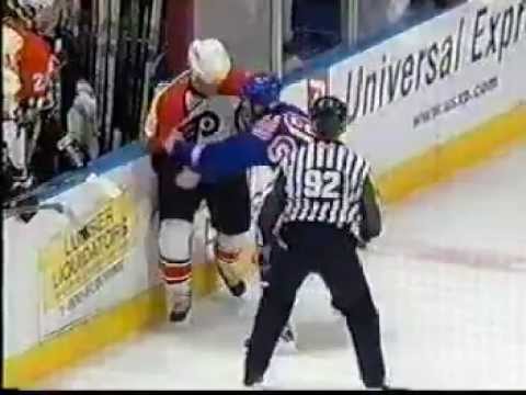 Colton Orr vs Ben Eager March 21, 2007