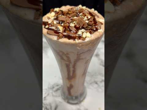 Best Chocolate milk shake asmr #shorts #asmr #recipe #food #chocolate