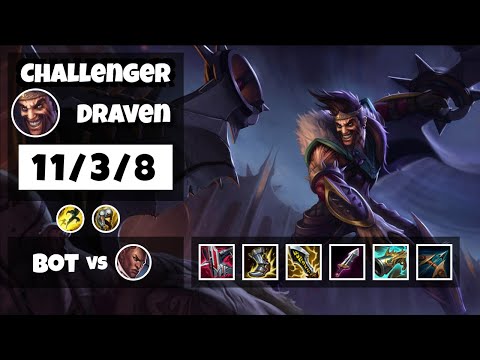 Draven vs Lucian BR Challenger BOT (11/3/8) - v11.18