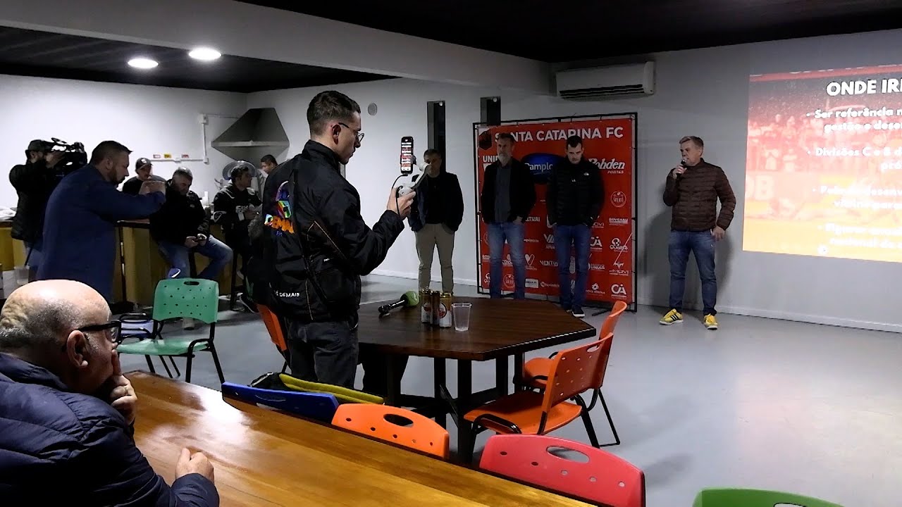 Diretoria do Santa Catarina fala de projetos e reestruturações no clube