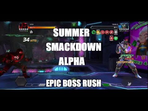 Epic Boss Rush Week 1 | Mcoc Epic Boss Rush | Marvel Contest of Champions | Summer Smackdown Alpha