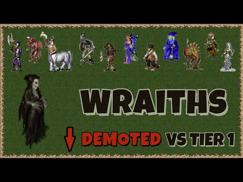 Wraiths DEMOTED vs all level 1 units in Heroes 3