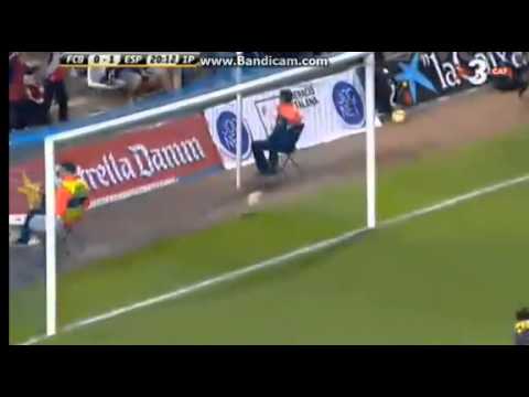 Simao Sabrosa Goal (Espanyol  vs  FC Barcelona 1 -0 ) 29 05 2013