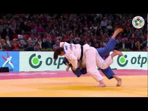 Judo Grand Slam Paris 2013: Final -70kg  POLLING, Kim (NED) -  ZUPANCIC, Kelita (CAN)