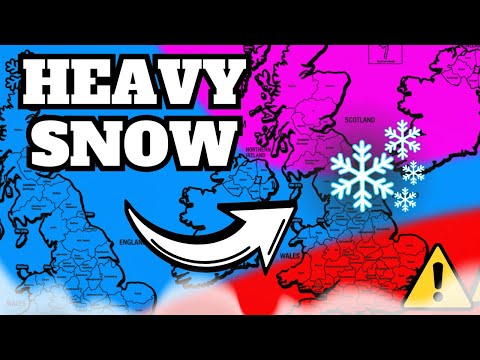 UK Weather Warning: Heavy Snow, Gales & 7°C Temperature Drop (24-25 Jan)