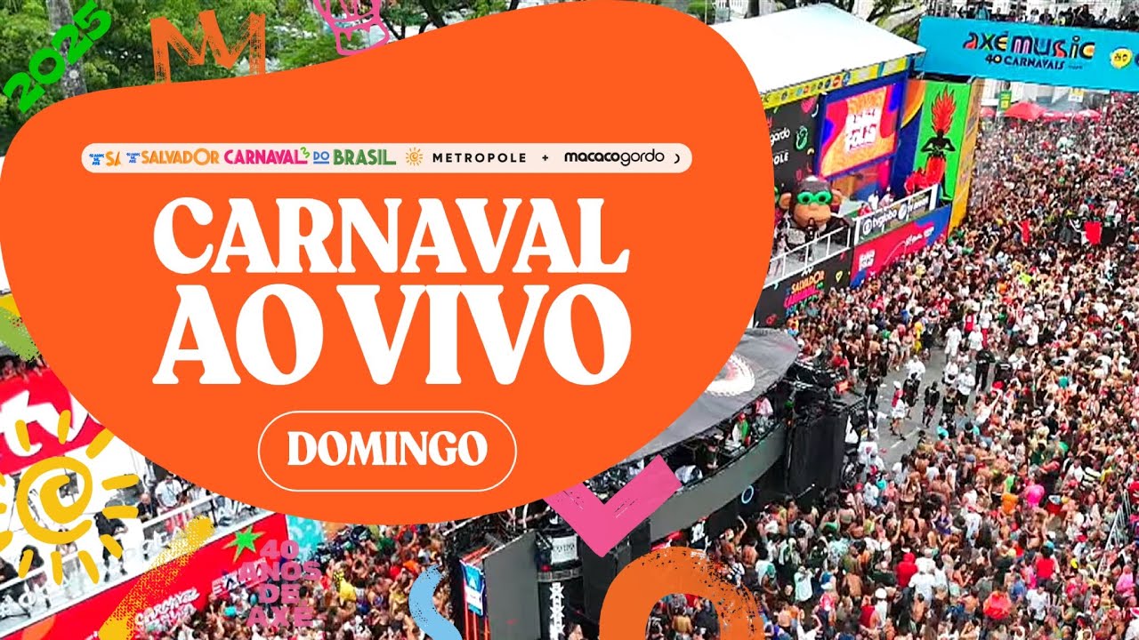 AO VIVO Carnaval de Salvador - Domingo | Macaco Gordo e Metropole