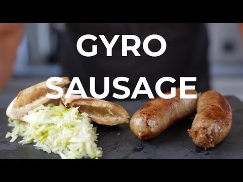 Gyro sausage – Greek classic in sausage form (νόστιμος)