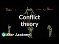 Conflict Theory Society And Culture MCAT Khan Academy