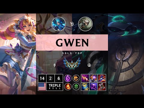 Gwen Top vs Camille - NA Challenger Patch 14.13