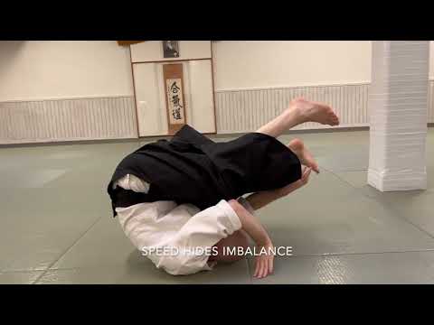 High fall preparation: Balance, flexibility and strength, Backwards version