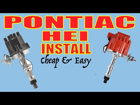 FIREBIRD FRIDAY:  How To Install HEI Pontiac Distributor From Points System - FAST & CHEAP DIY