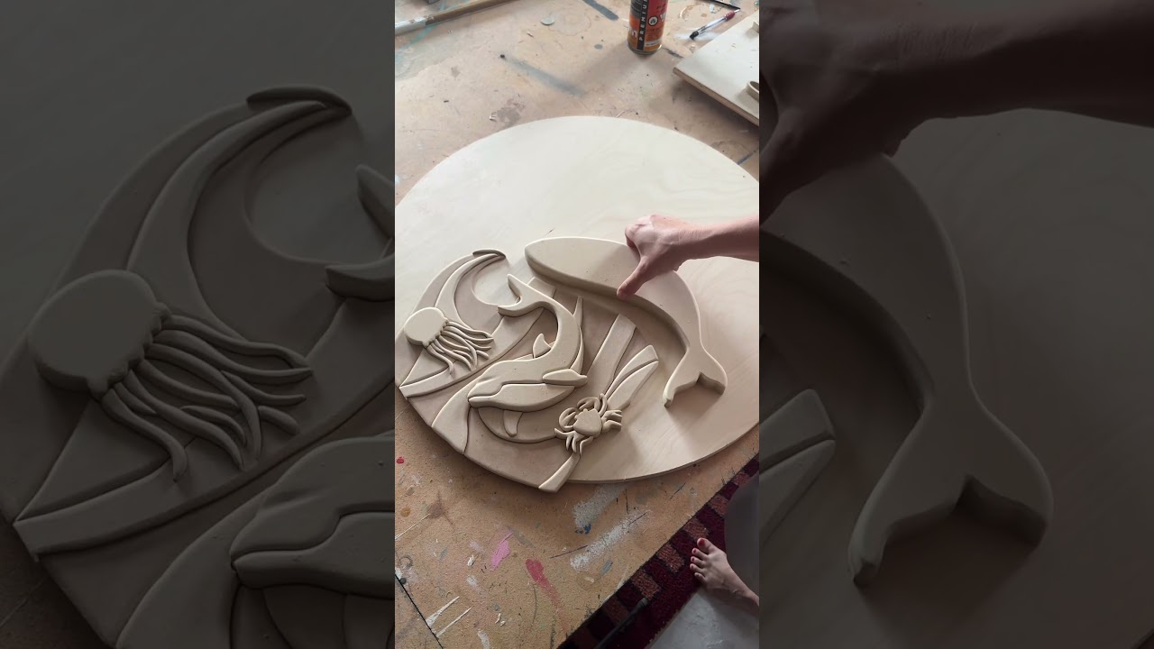 An under the sea work in progress. #scrollsaw #woodsigns