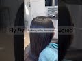 If you get fly away hairs with your silk press style use some hairspray to smooth it down