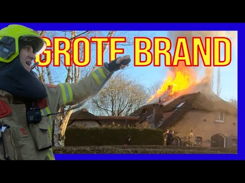 Grote Brand - VOLUNTEERS DUTCH FIREFIGHTERS -