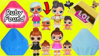 LOL Surprise! Dolls Dig for GOLD and Diamond Gemstones