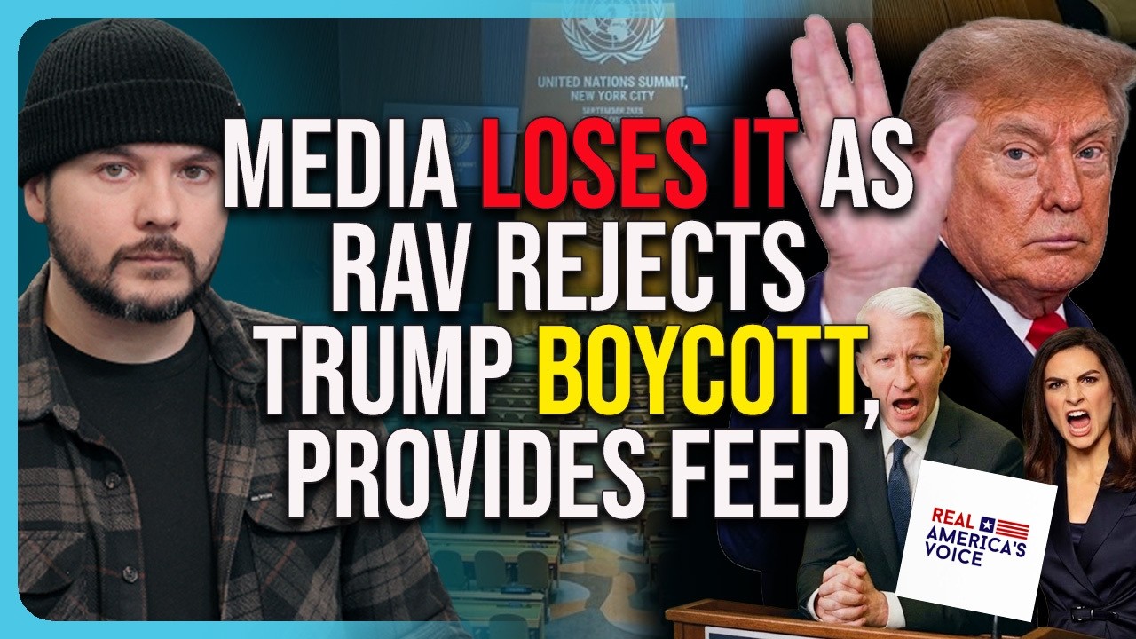 Media LOSES IT As RAV Rejects Trump Boycott, Continues Covering President