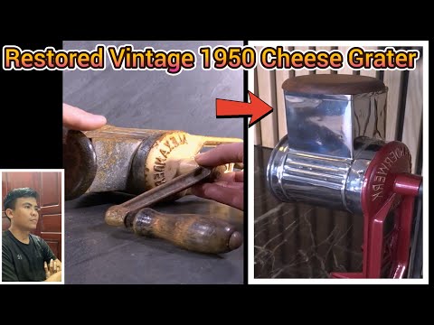 Restored Vintage 1950 Cheese Grater