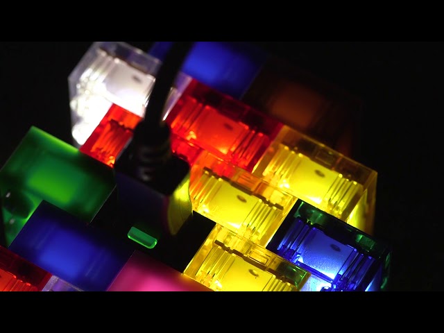 Video teaser for LIGHT STAX: LEGO-kompatible LED-Bausteine