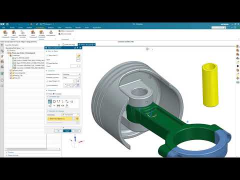 NX Trial Review - Create Siemens NX Assembly Constraints